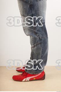 Calf jeans photo reference of Sebastian 0003